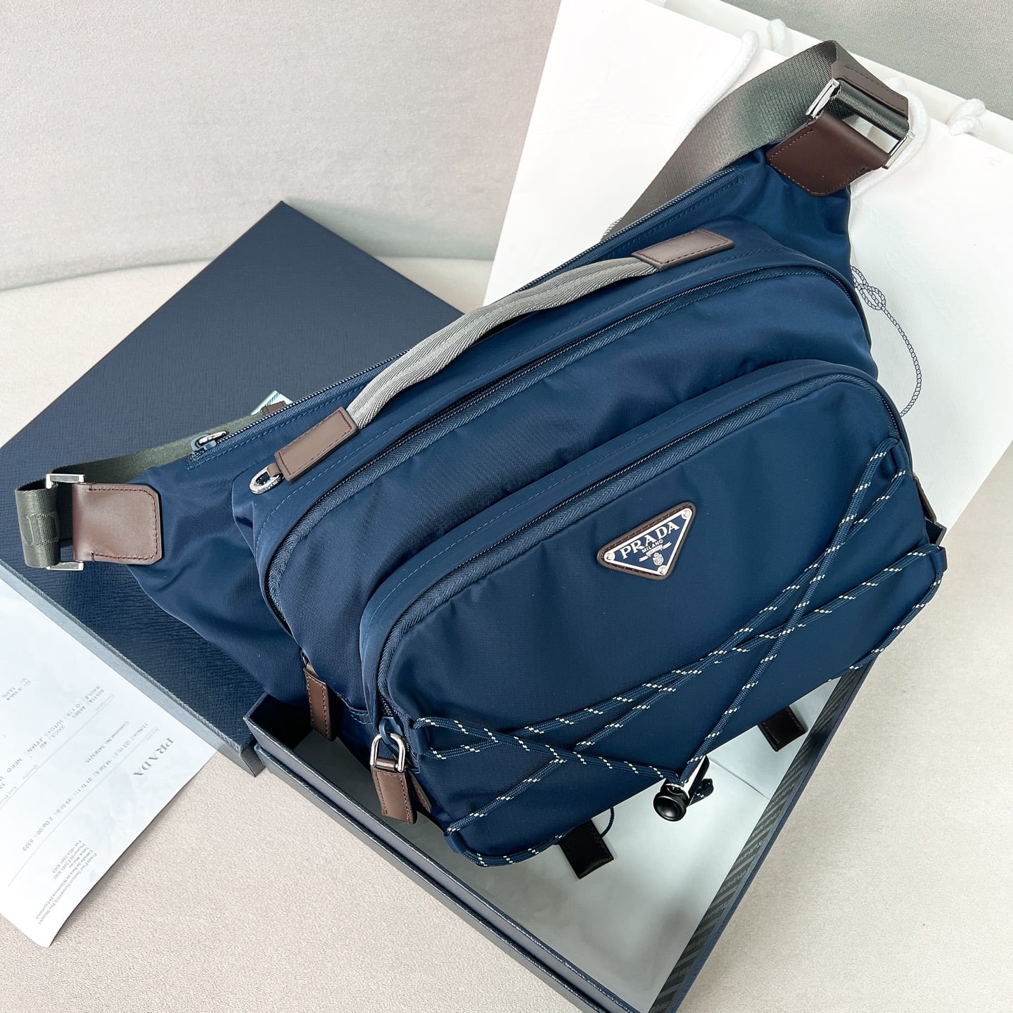 Shoulder Bag - 2VH201 - синий Prada 2VH201