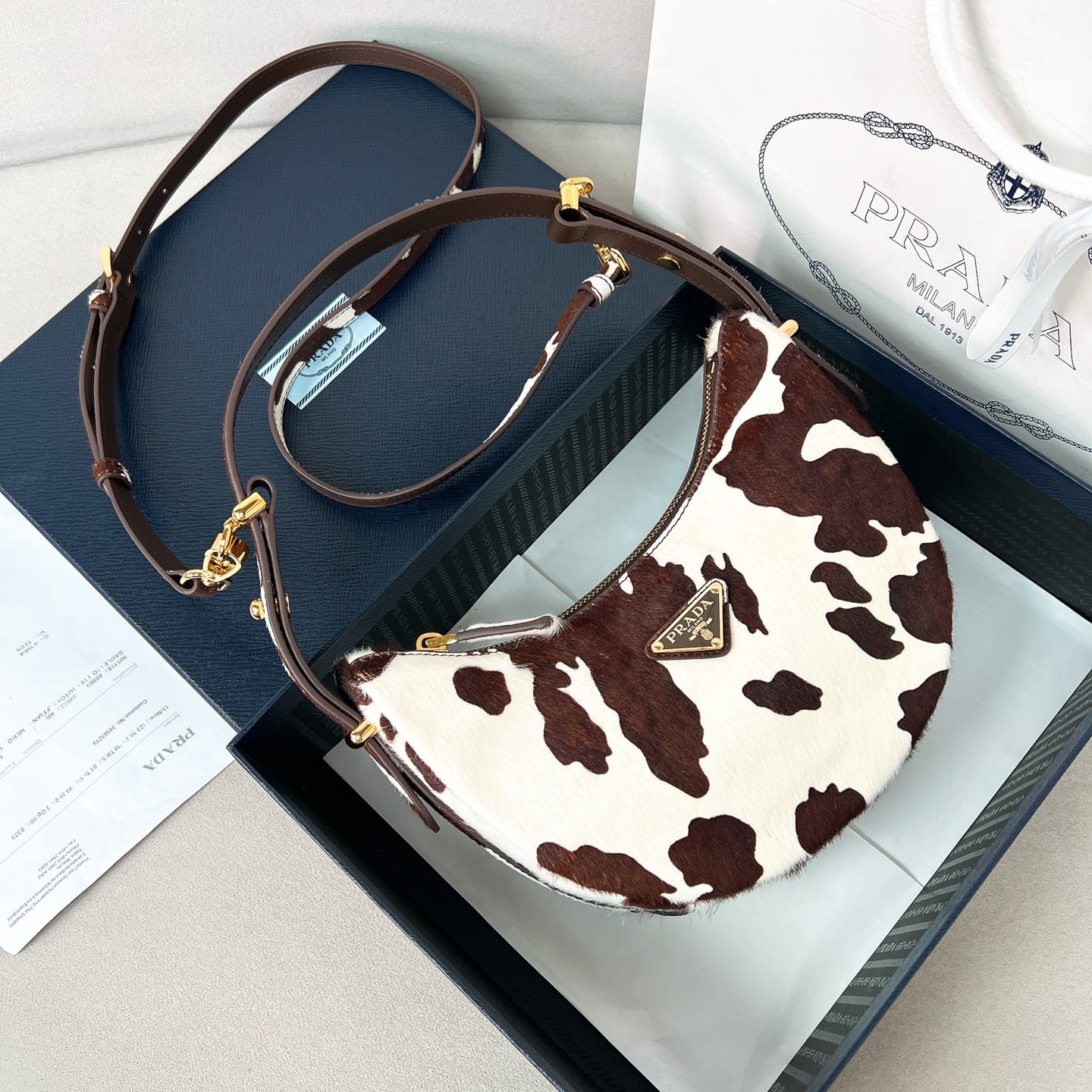 Shoulder Bag - 1BC194 - коричневый Prada 1BC194