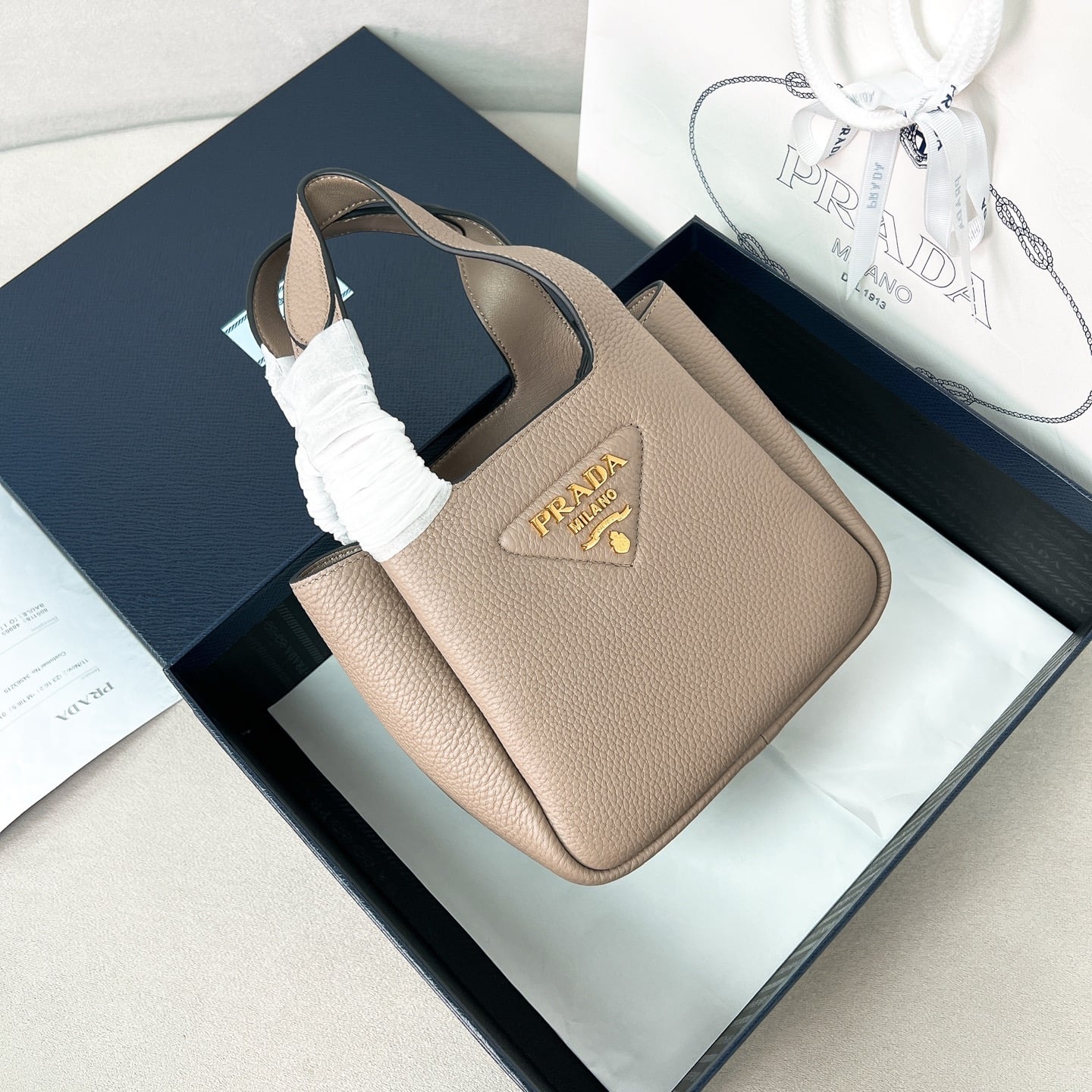 Tote - 1BA349 - серый - E6B090 Prada 1BA349