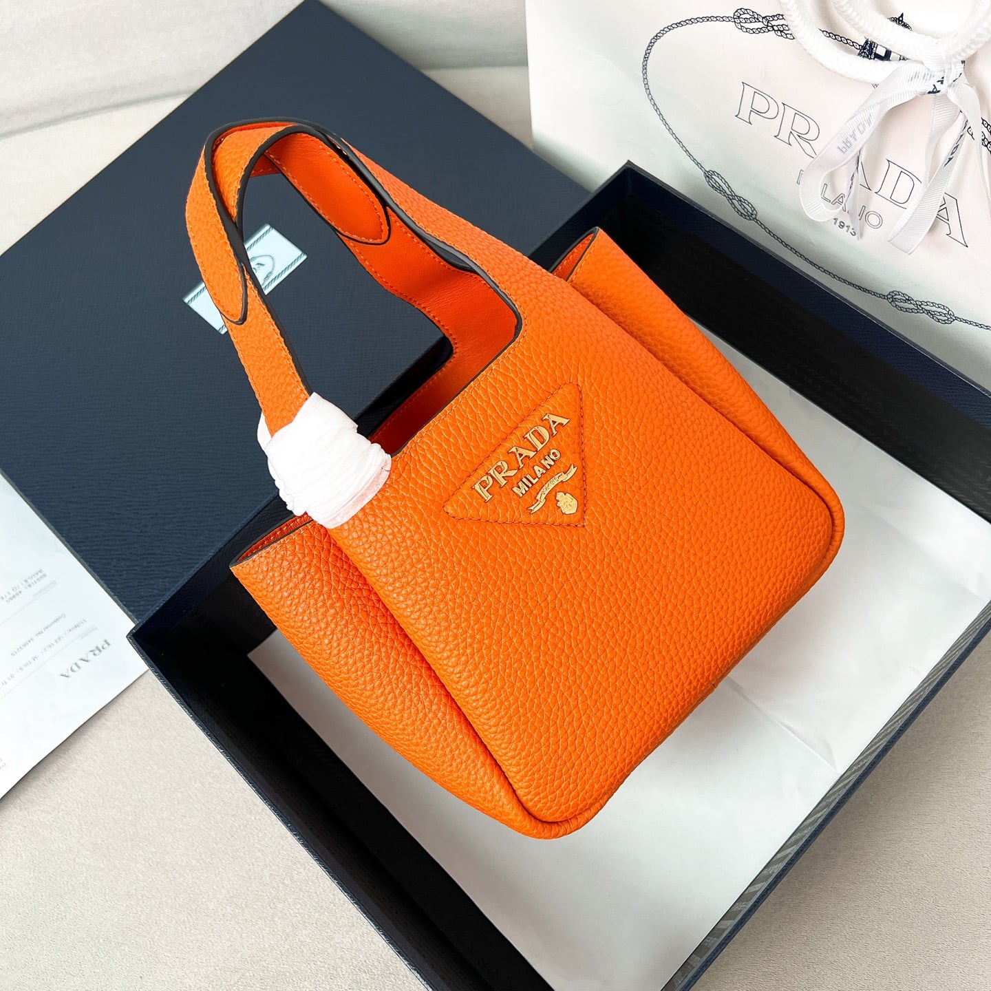 Tote - 1BA349 - оранжевый - AB2A43 Prada 1BA349