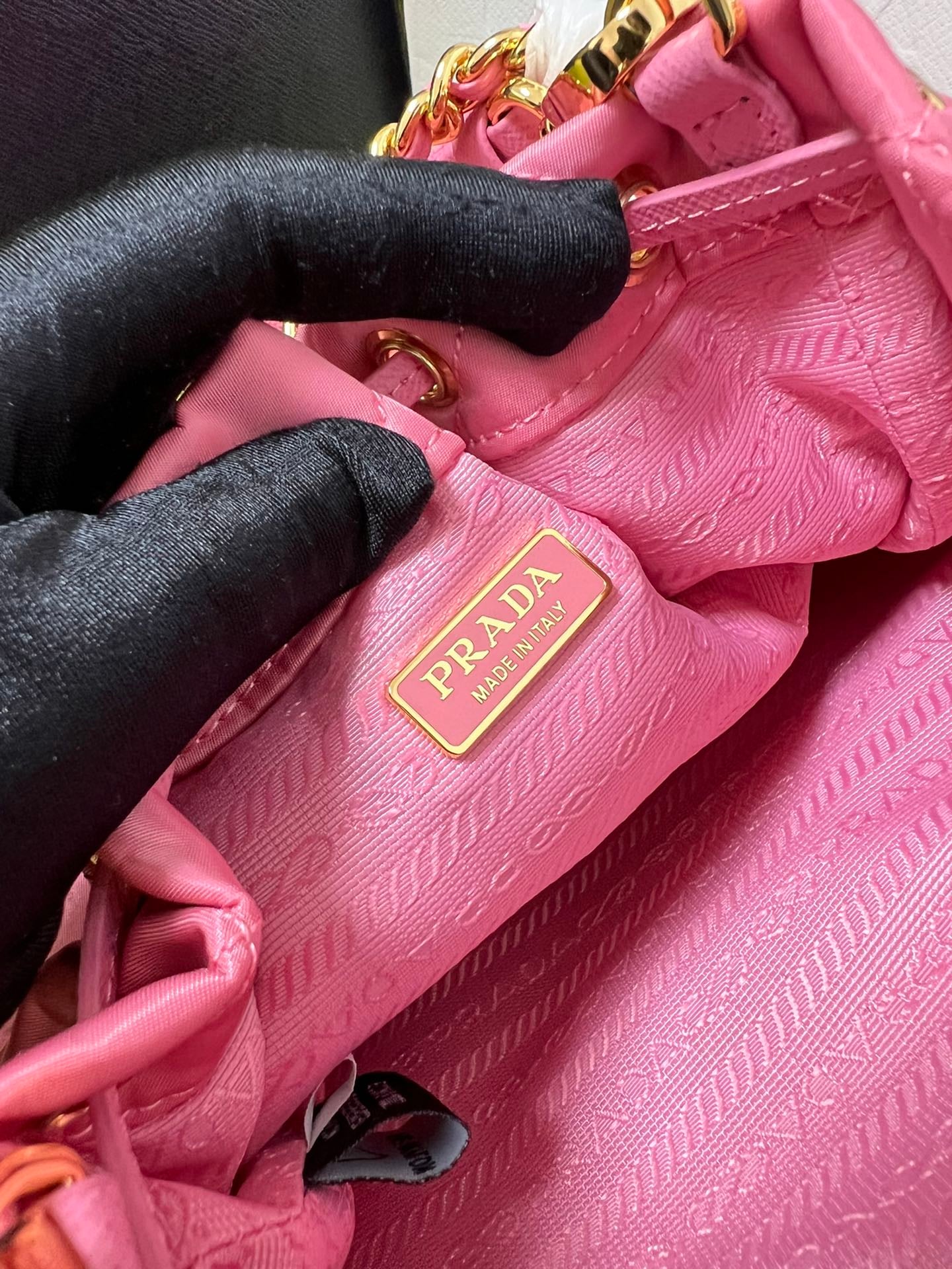 Bucket - 1BH038 - черный, золотистая фурнитура - 556655 Prada 1BH038