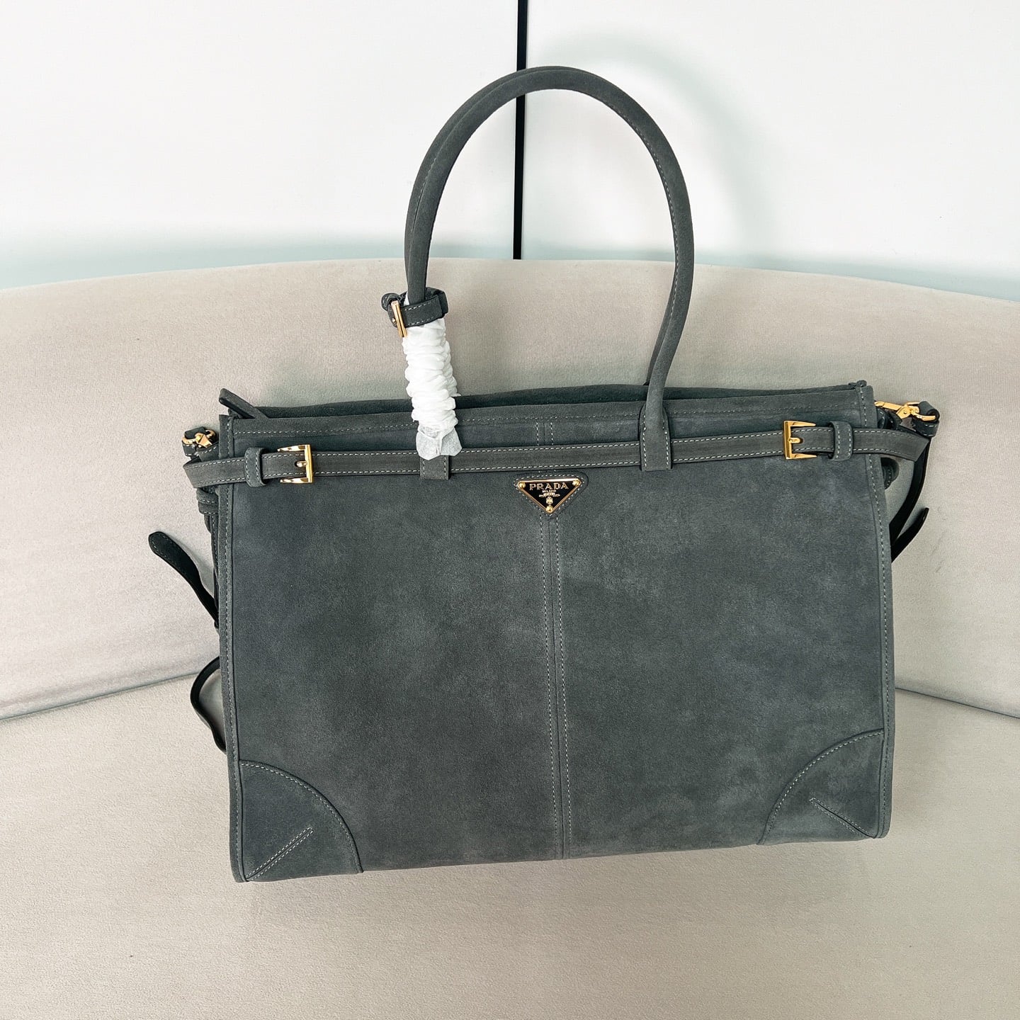 LuxSoft - 1BA439 - серый Prada 1BA439