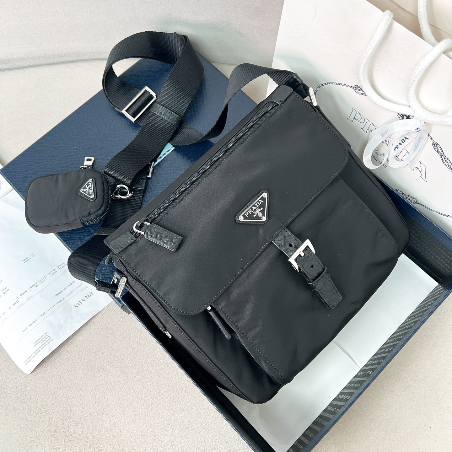 Messenger - 1BD994 - черный Prada 1BD994