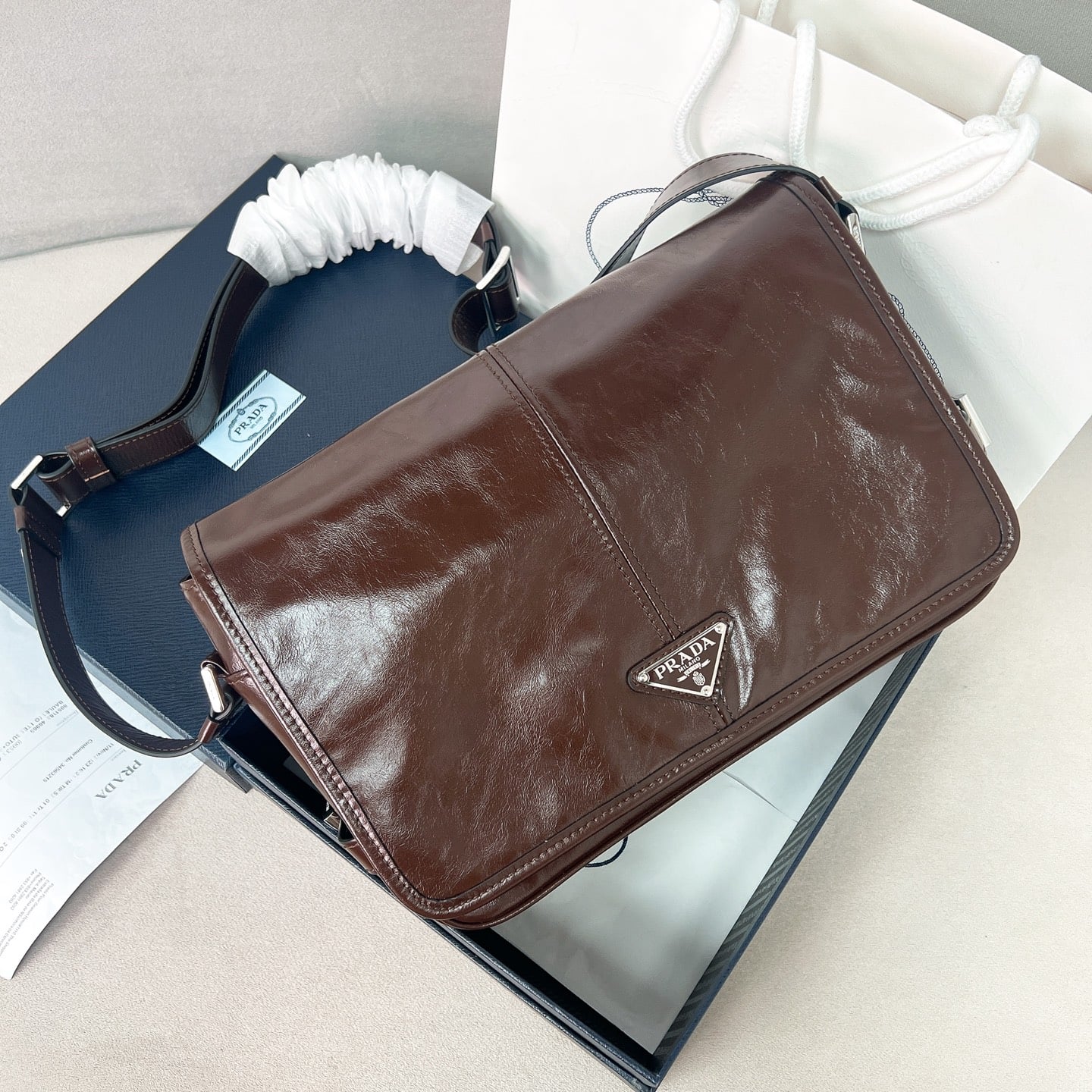 Shoulder Bag - 2VD073 - коричневый - 505568 Prada 2VD073