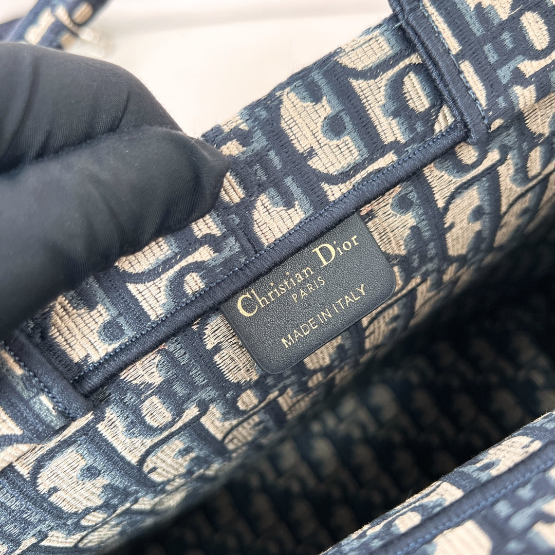 Book Tote - синий - 36x27.5x16.5см - 397DA9 Dior M1354