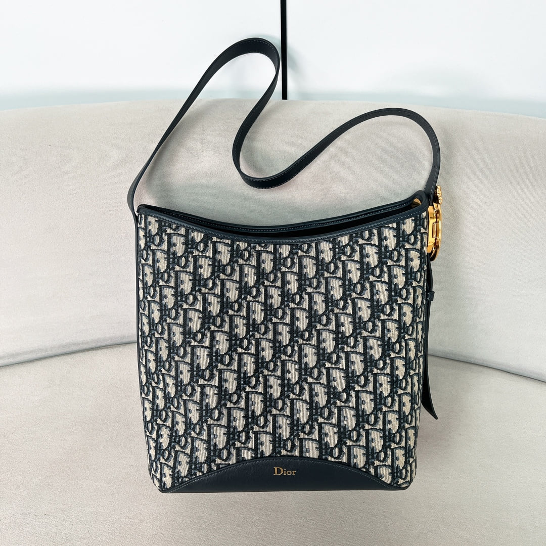 Bucket - синий - 26.5x26x15см Dior M1532