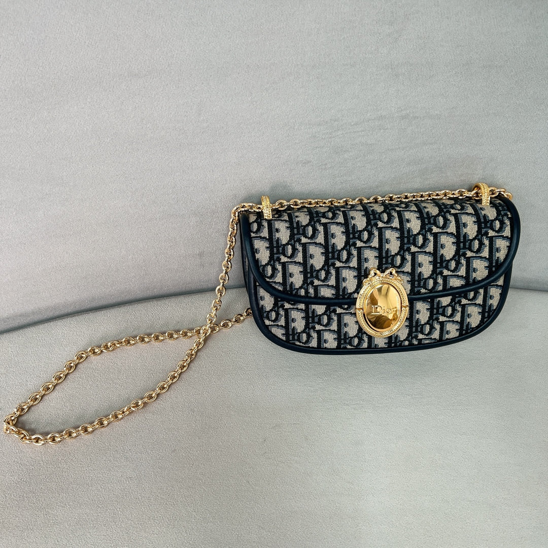 Bag - синий - 21x12x5.5см Dior M3921