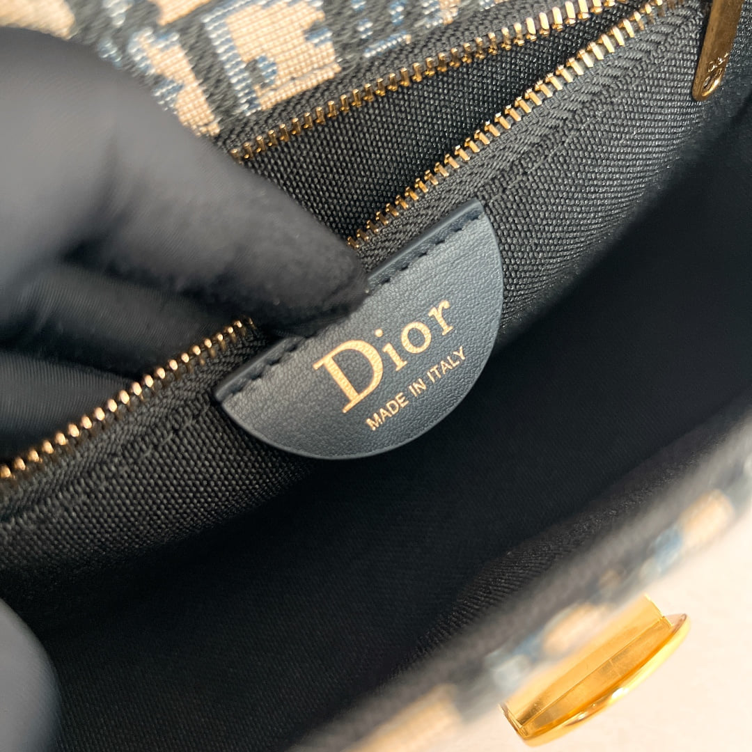 Bag - синий - 21x12x5.5см Dior M3921