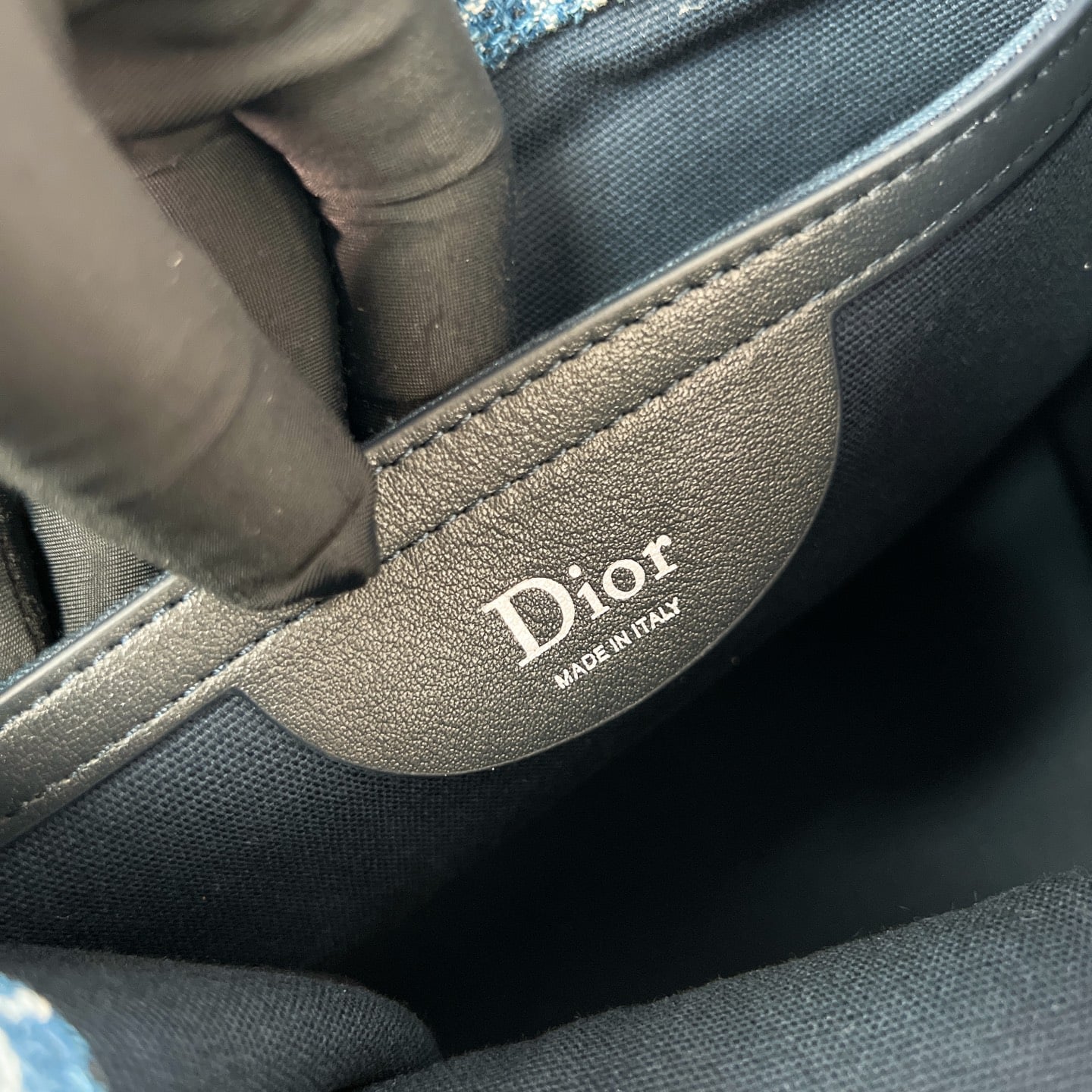 Book Tote - синий - 25.5x21.5x17см Dior M1460