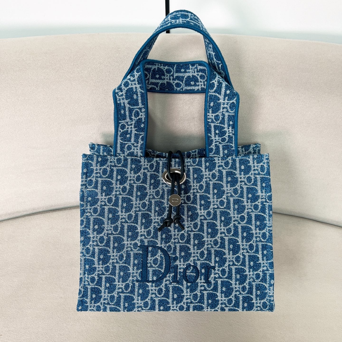 Book Tote - синий - 25.5x21.5x17см Dior M1460