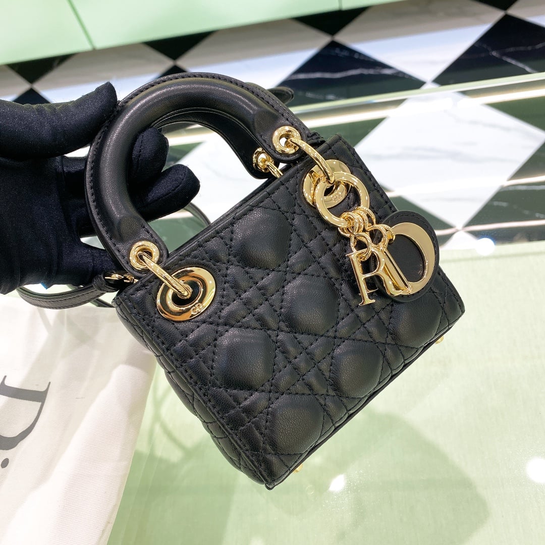 Lady Dior - черный - 12x10x5см - 72722A Dior S0856