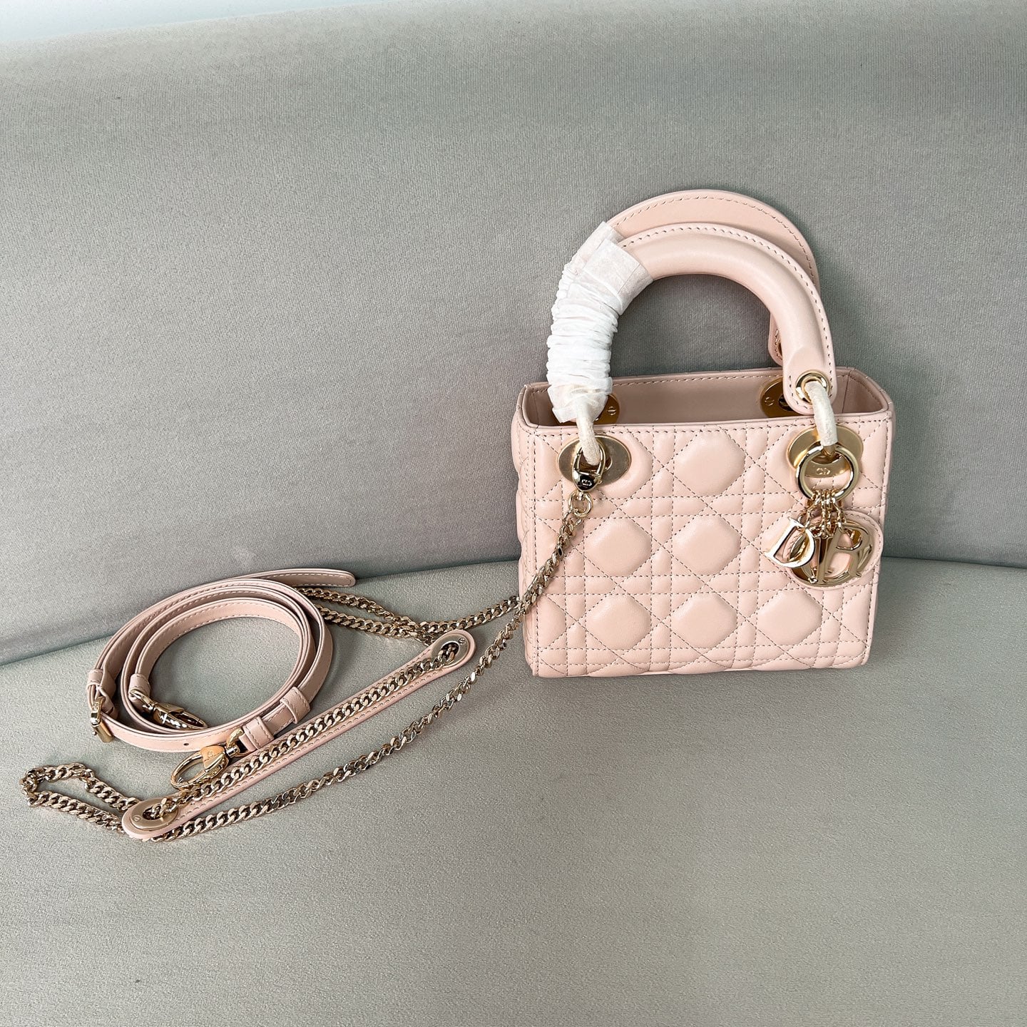 Lady Dior - розовый - 17x15x7см - 99DAFE Dior DOR-I3UGJZH1YA