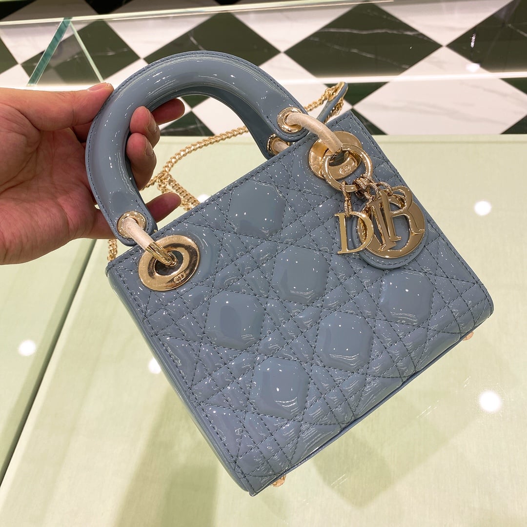 Lady Dior - голубой - 17x15x7см Dior DOR-2_32DKAH2G
