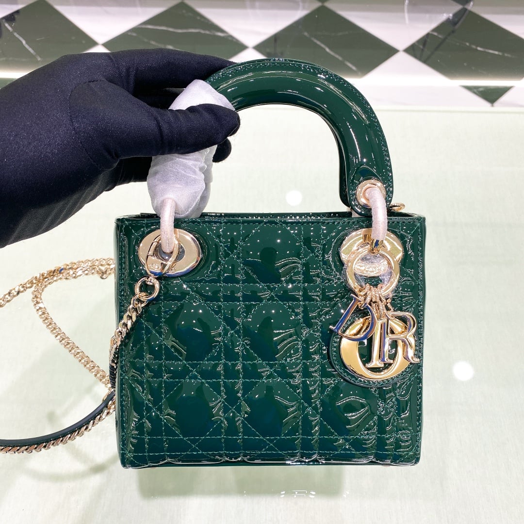 Lady Dior - зеленый - 17x15x7см Dior DOR-A1IYY6TSJG