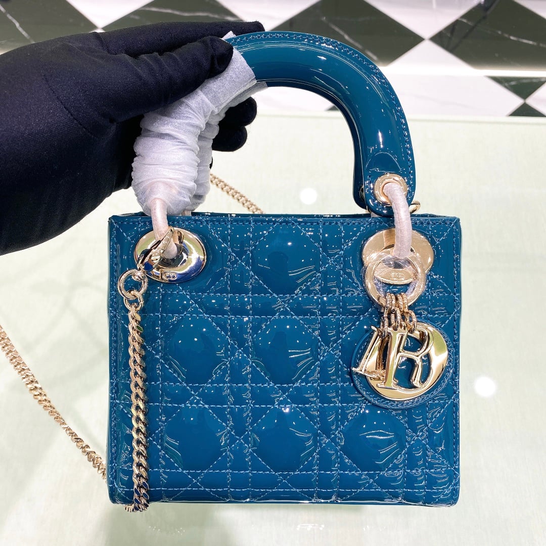 Lady Dior - синий - 17x15x7см Dior DOR-4OGLISU9FW