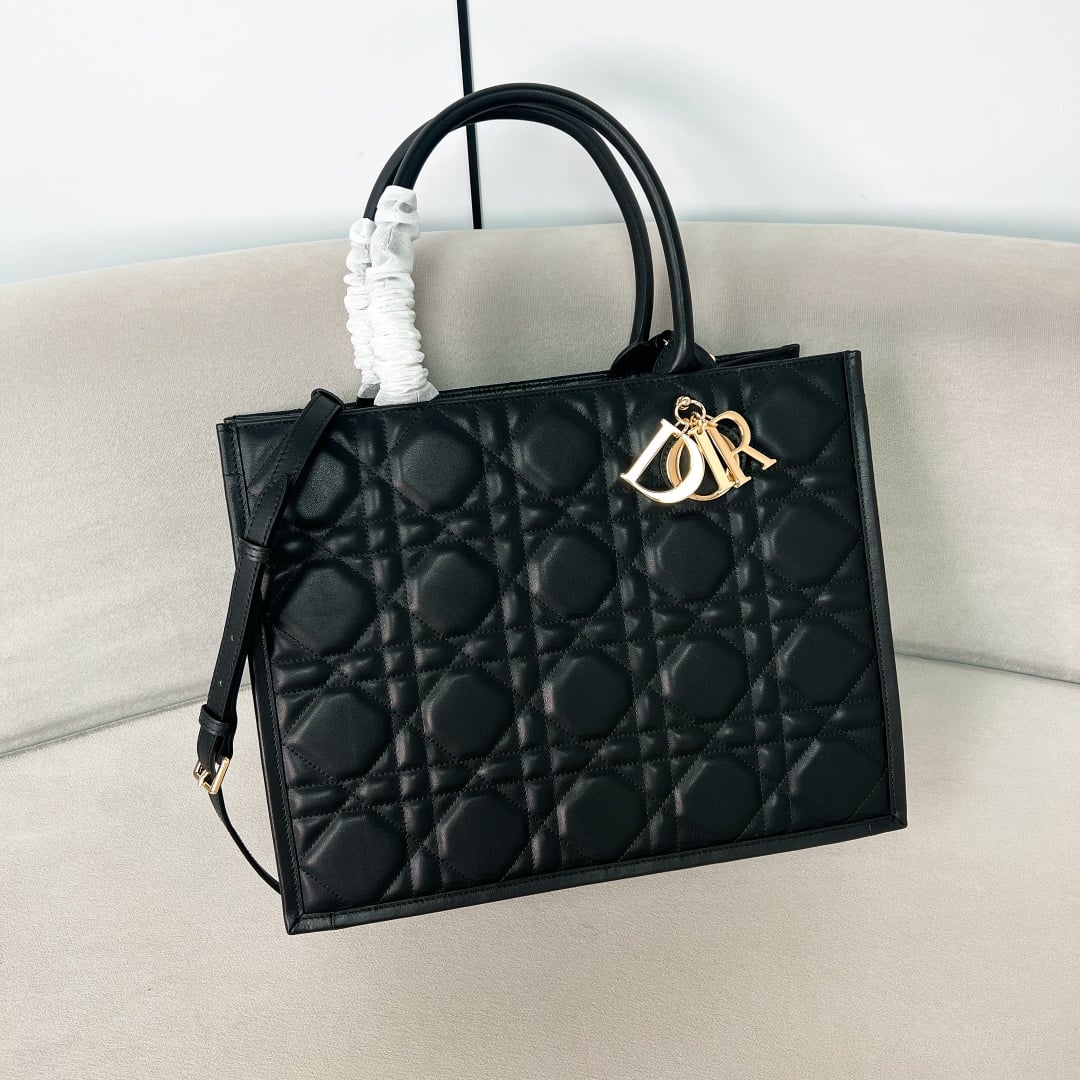 Book Tote - черный - 36.5x28x17.5см - 93DF2C Dior M1324