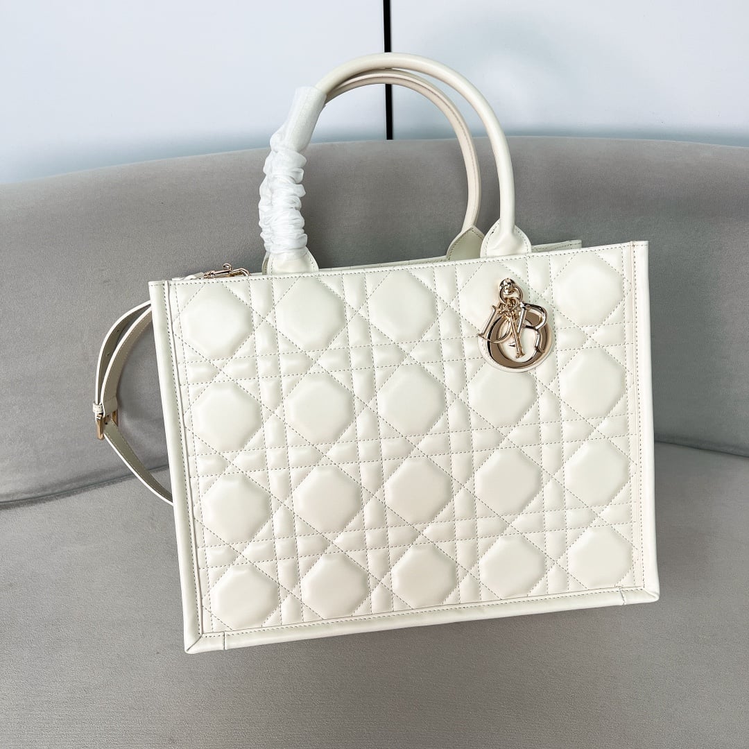 Book Tote - белый - 36.5x28x17.5см Dior M1324