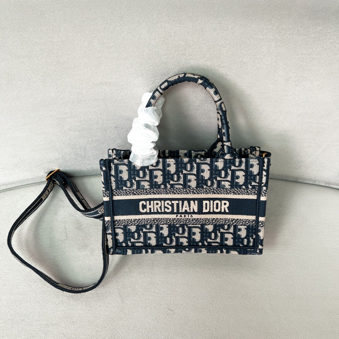 Book Tote - синий - 21.5x13x7.5см Dior S5573