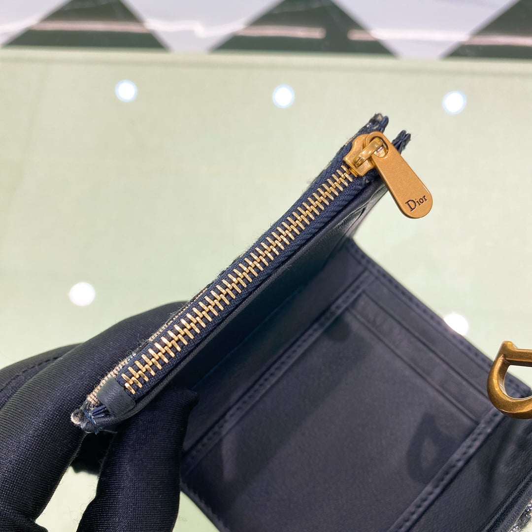 Saddle - синий - 10x9x2.5см - D7A810 Dior DOR-62JLKG4S9W