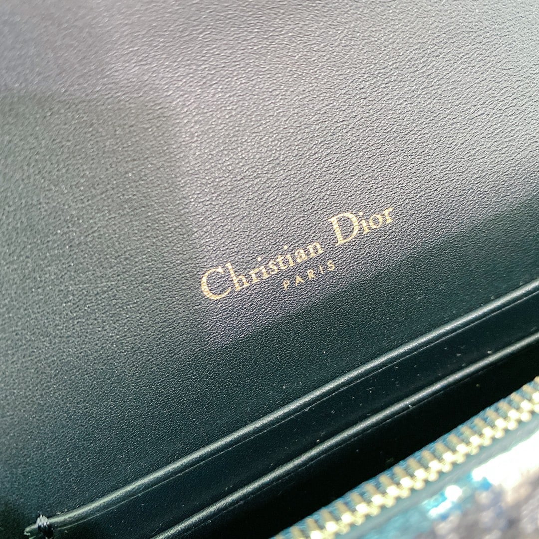 Saddle - темно-синий - 17x10x3.5см Dior S5619