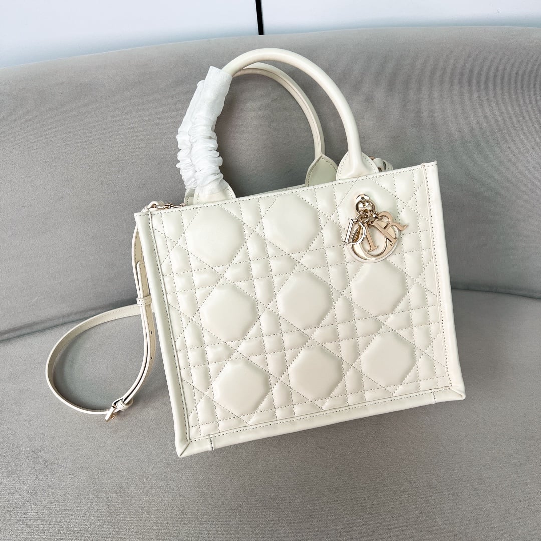 Book Tote - белый - 26.5x21x14см Dior M1325