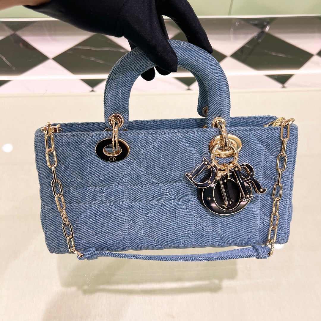 Lady Dior - синий - 26x13.5x5см Dior M0540