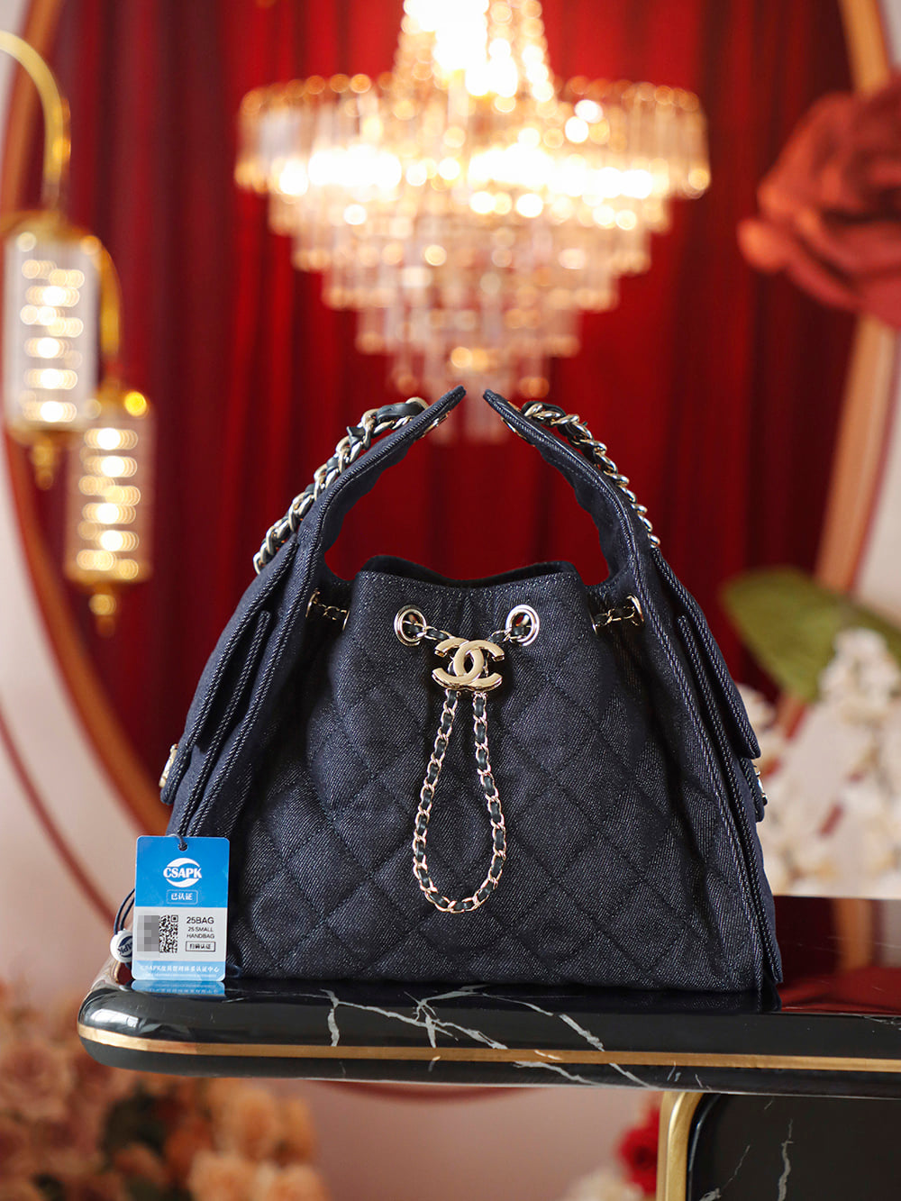 25 Bag - темно-синий - 20x22x12.5см - 99A365 Chanel 25 Bag