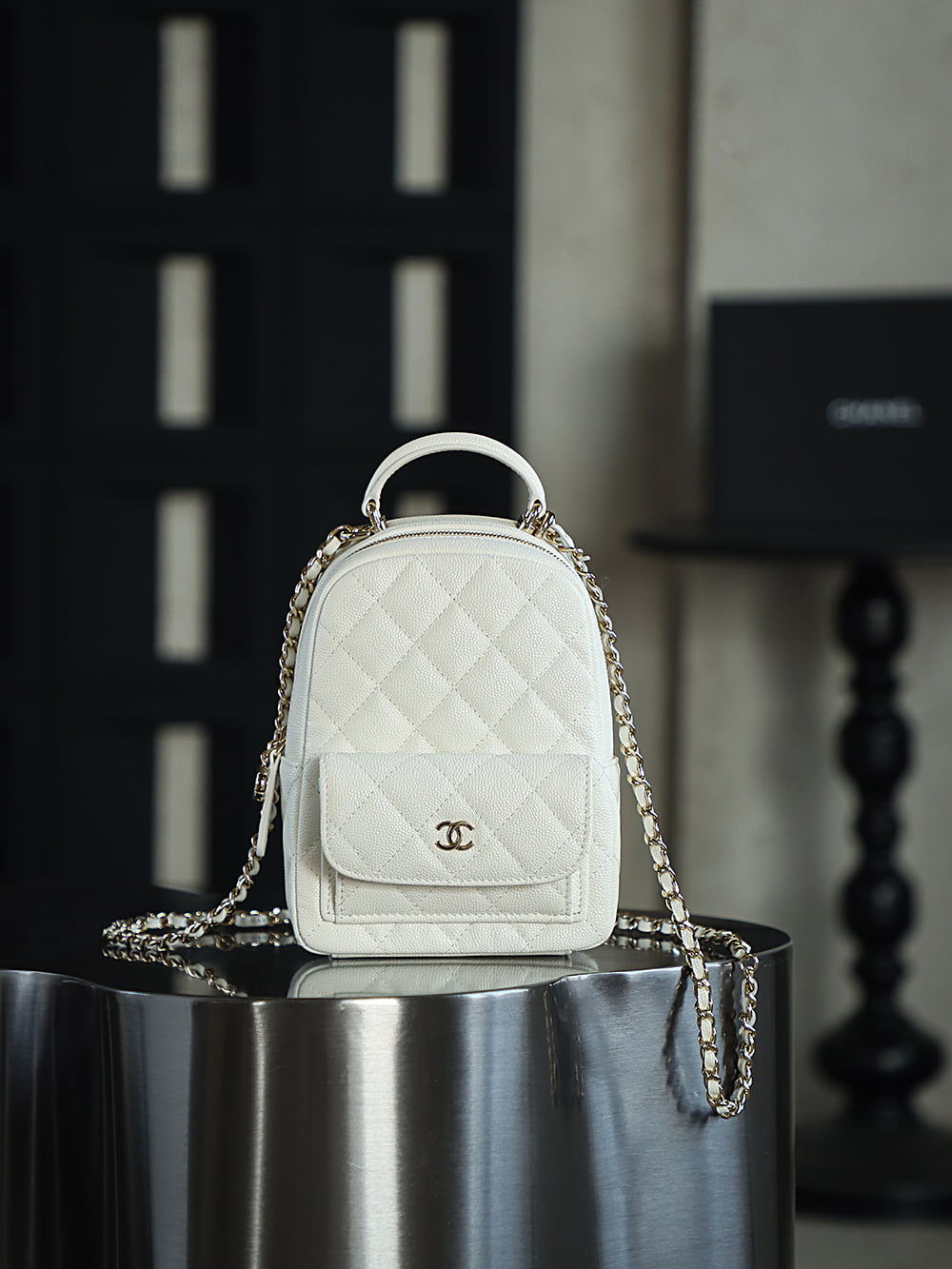 Backpack - 18x13x9см - 3C273C Chanel Backpack