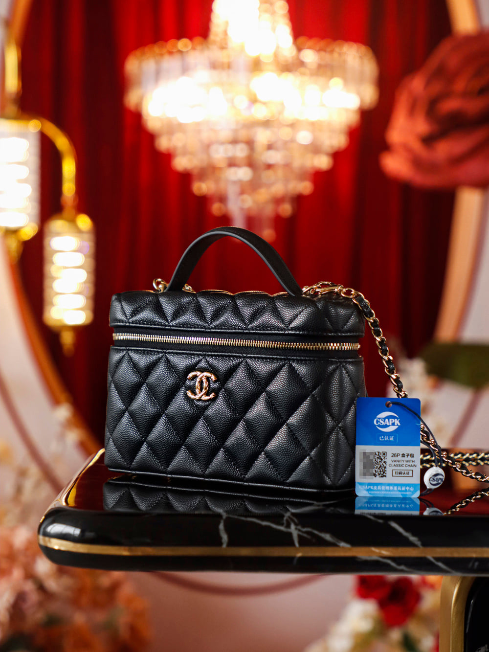 Vanity Case - 17x19.5x5см - 992D3F Chanel Vanity Case
