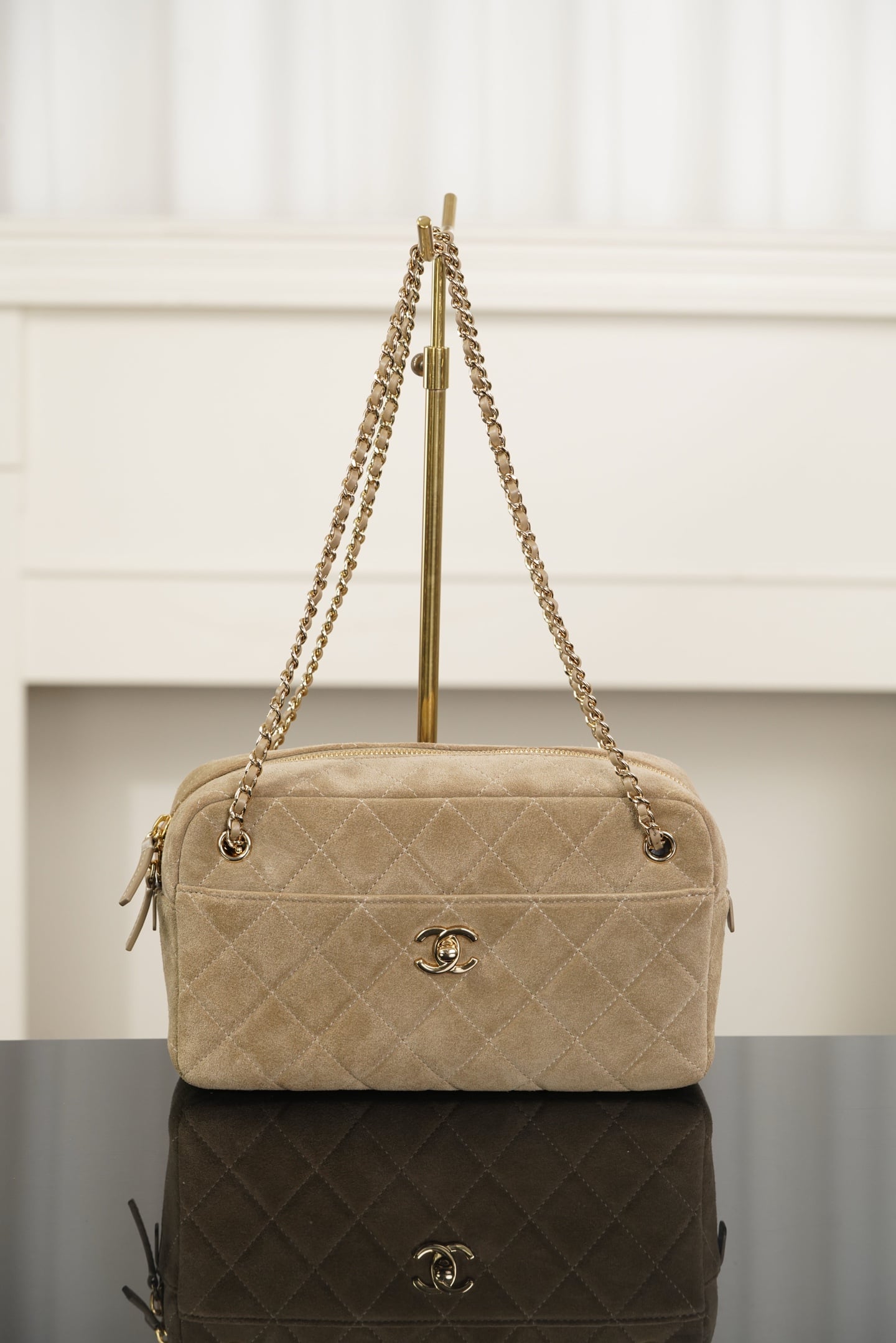 Camera Bag - красный - 25x7x13.5см - 42D455 Chanel 26A Camera Bag