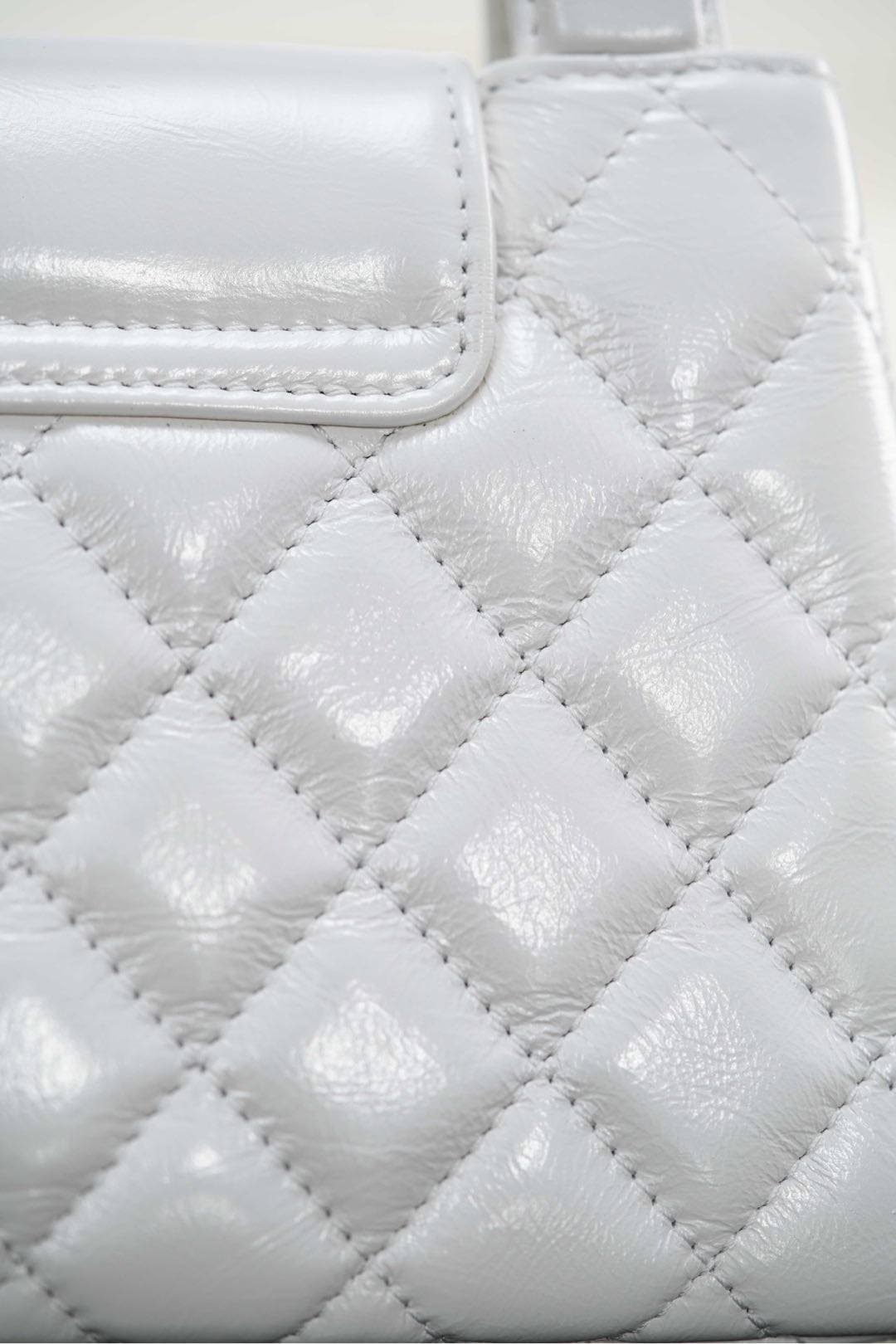 Kelly - белый - 13x19x7см Chanel 23K Kelly