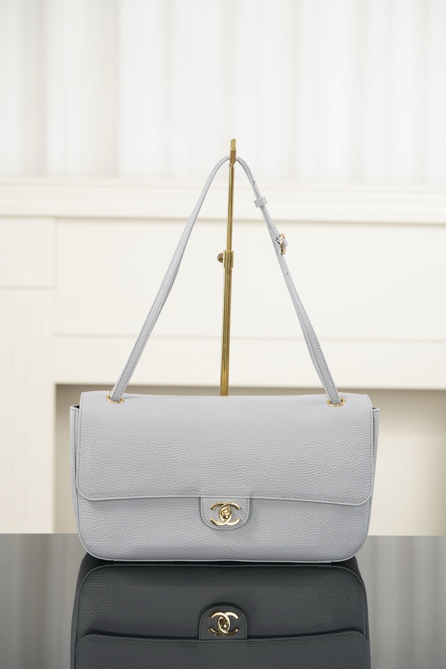 Classic Flap - бордовый - 19.5x32x10см - B5D263 Chanel 26S Classic Flap