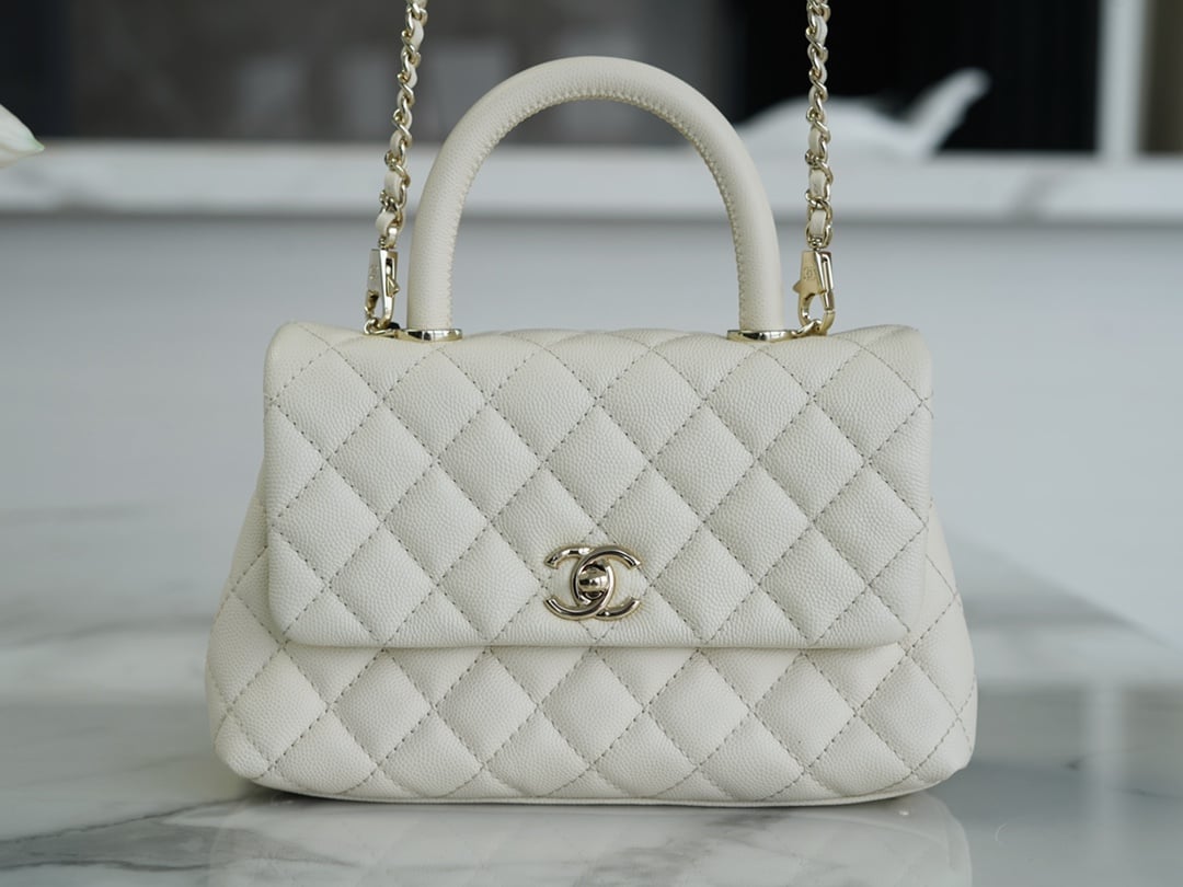 Coco Handle - бежевый - 24см Chanel Coco Handle
