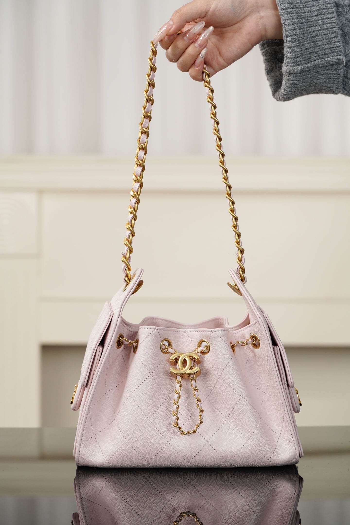 25 Bag - розовый - 20x22x12.5см - F3391A Chanel 26C 25 Bag