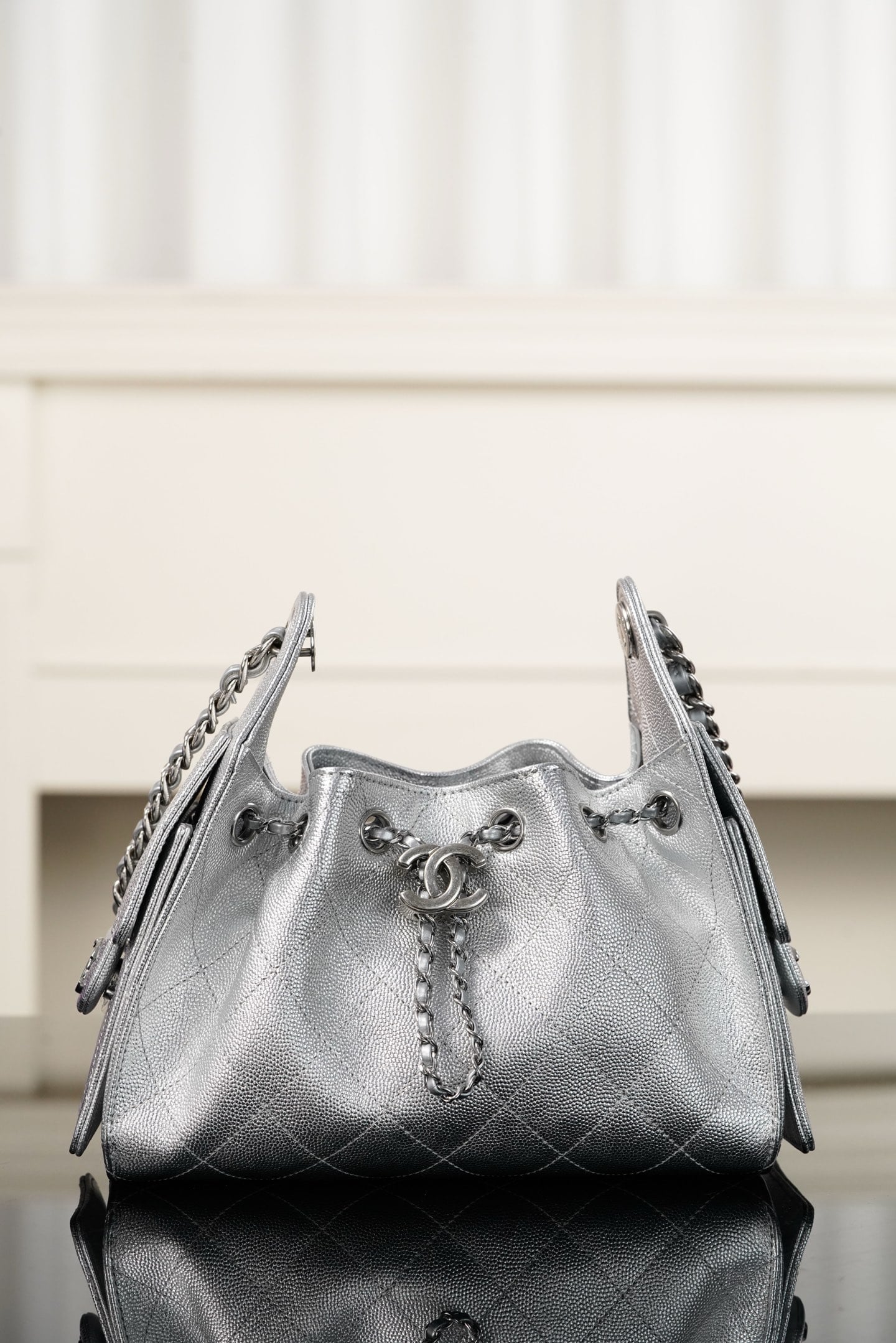 25 Bag - серебристый - 20x22x12.5см - 2FA5E5 Chanel 26C 25 Bag