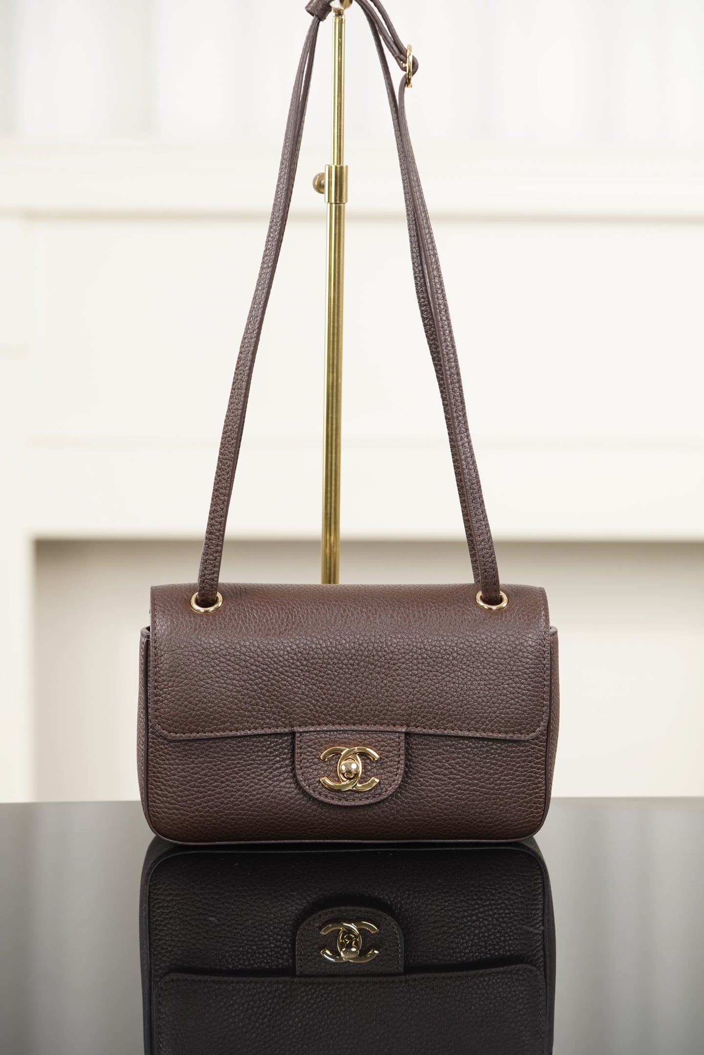 Classic Flap - бордовый - 13x20x6см Chanel 26B Classic Flap