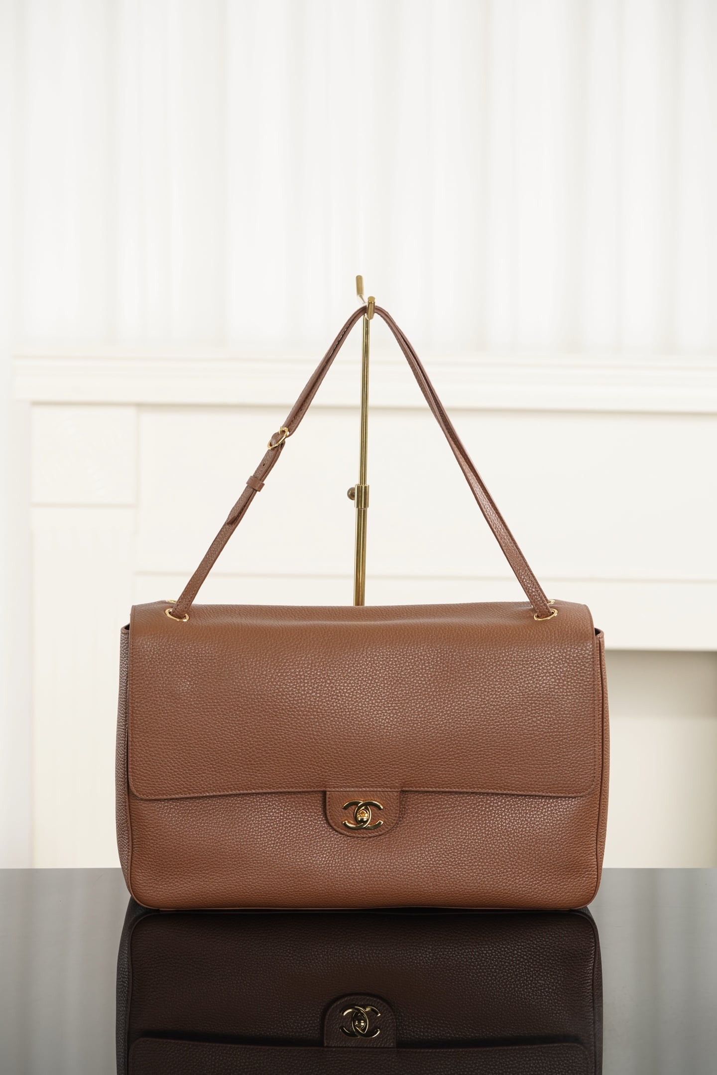 Classic Flap - бордовый - 26x38.5x11см - 6D69AF Chanel 26S Classic Flap