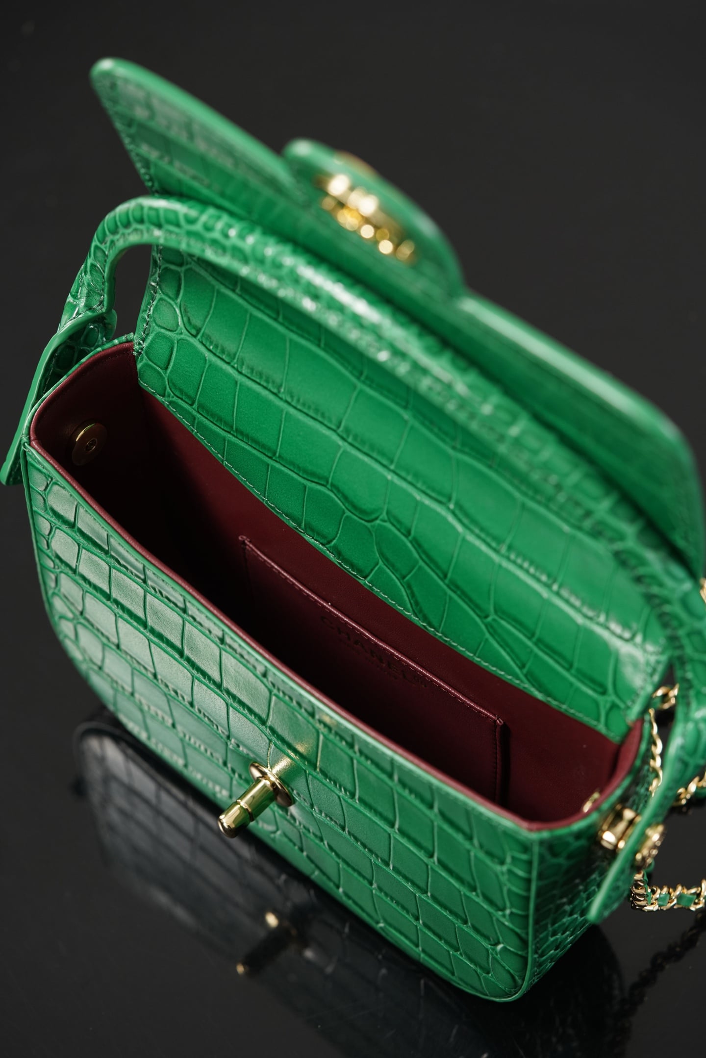 Bag - зеленый - 14.5x19.5x5см Chanel 26A Bag