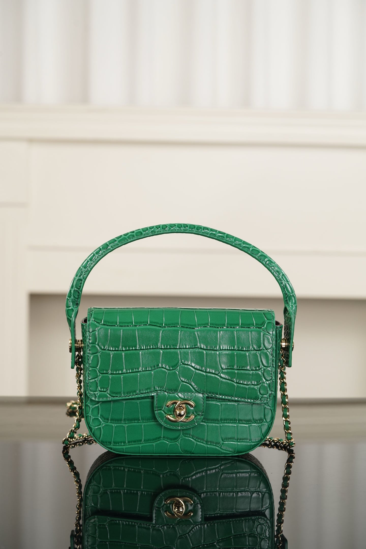 Bag - зеленый - 14.5x19.5x5см Chanel 26A Bag