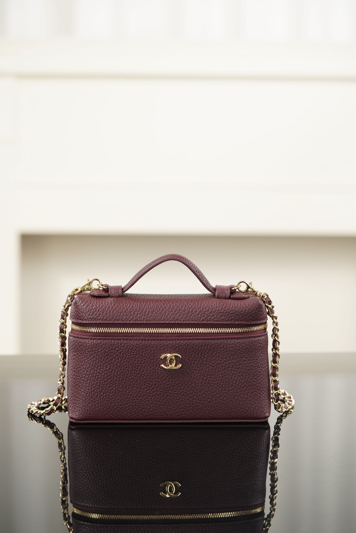 Vanity Case - бордовый - 19см Chanel 26A Vanity Case