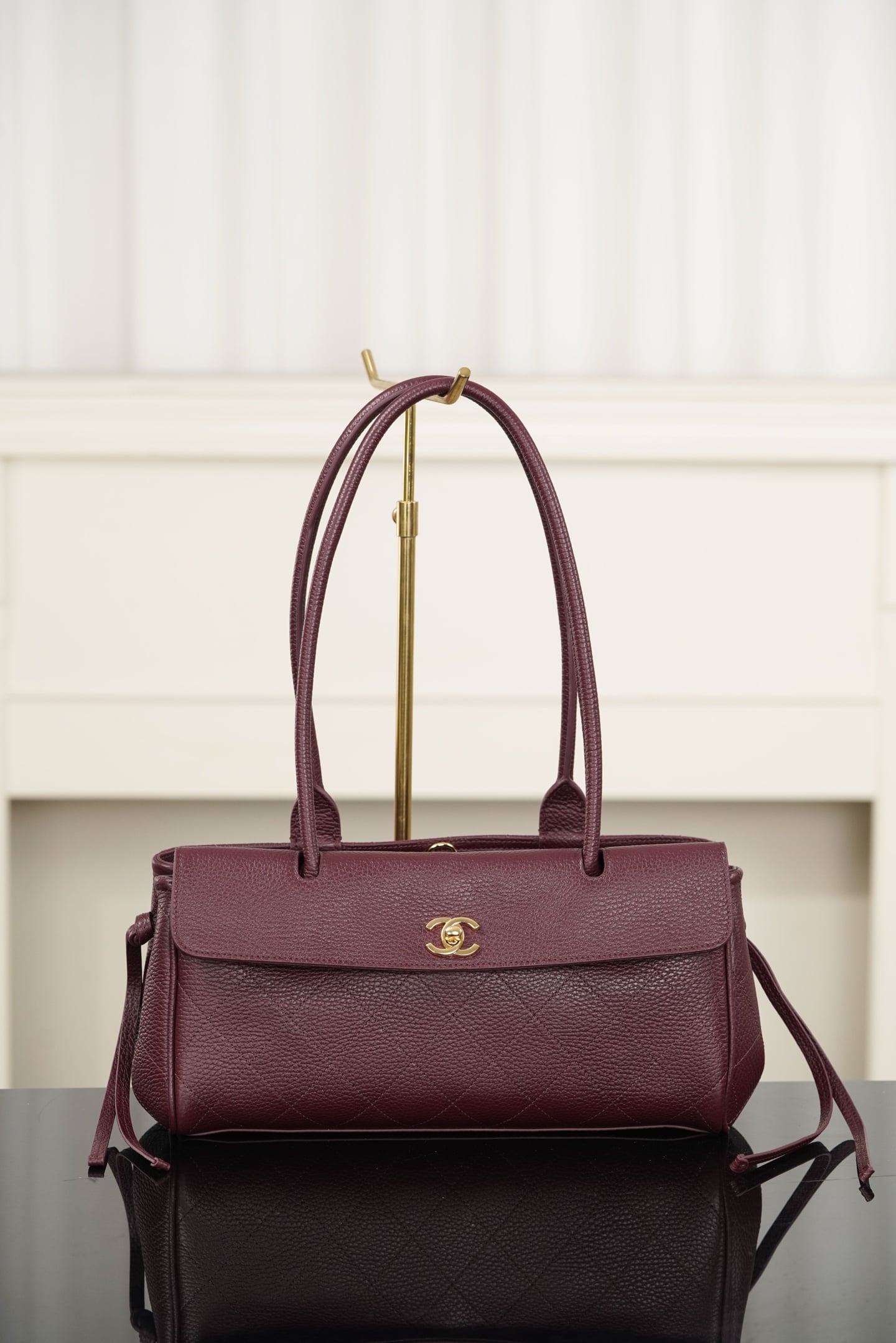 Baguette - бордовый - 15x30.5x11.5см Chanel 26S Baguette