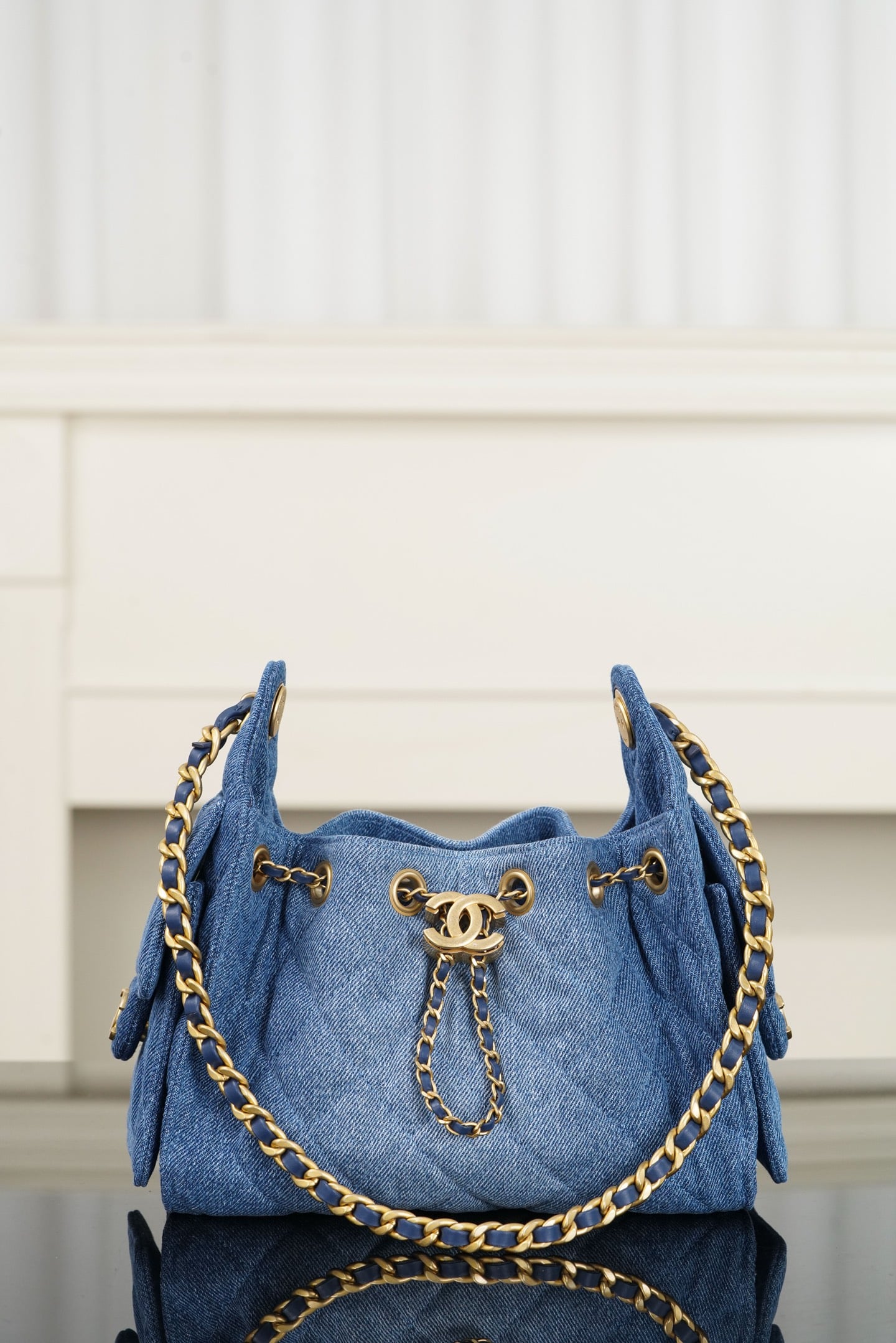 25 Bag - голубой - 20x22x12.5см - 32A67A Chanel 25S 25 Bag