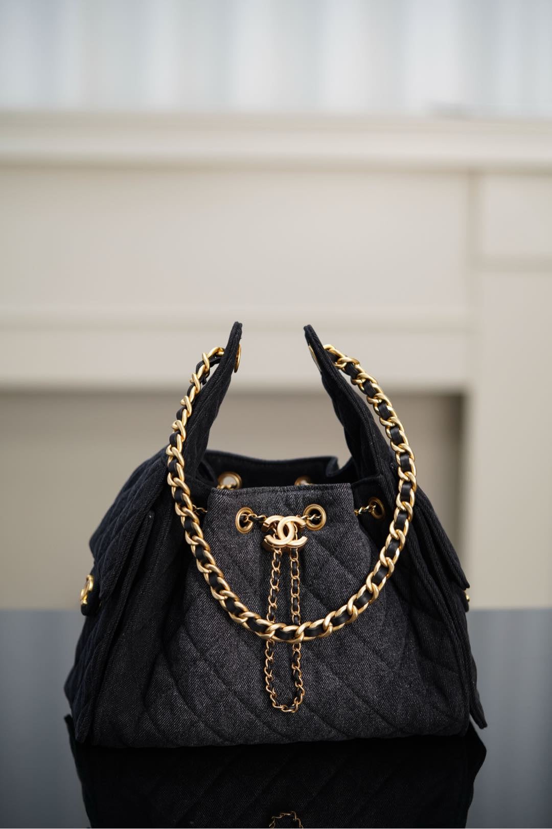 Hobo - черный - 30x26x14см Chanel 25S Hobo