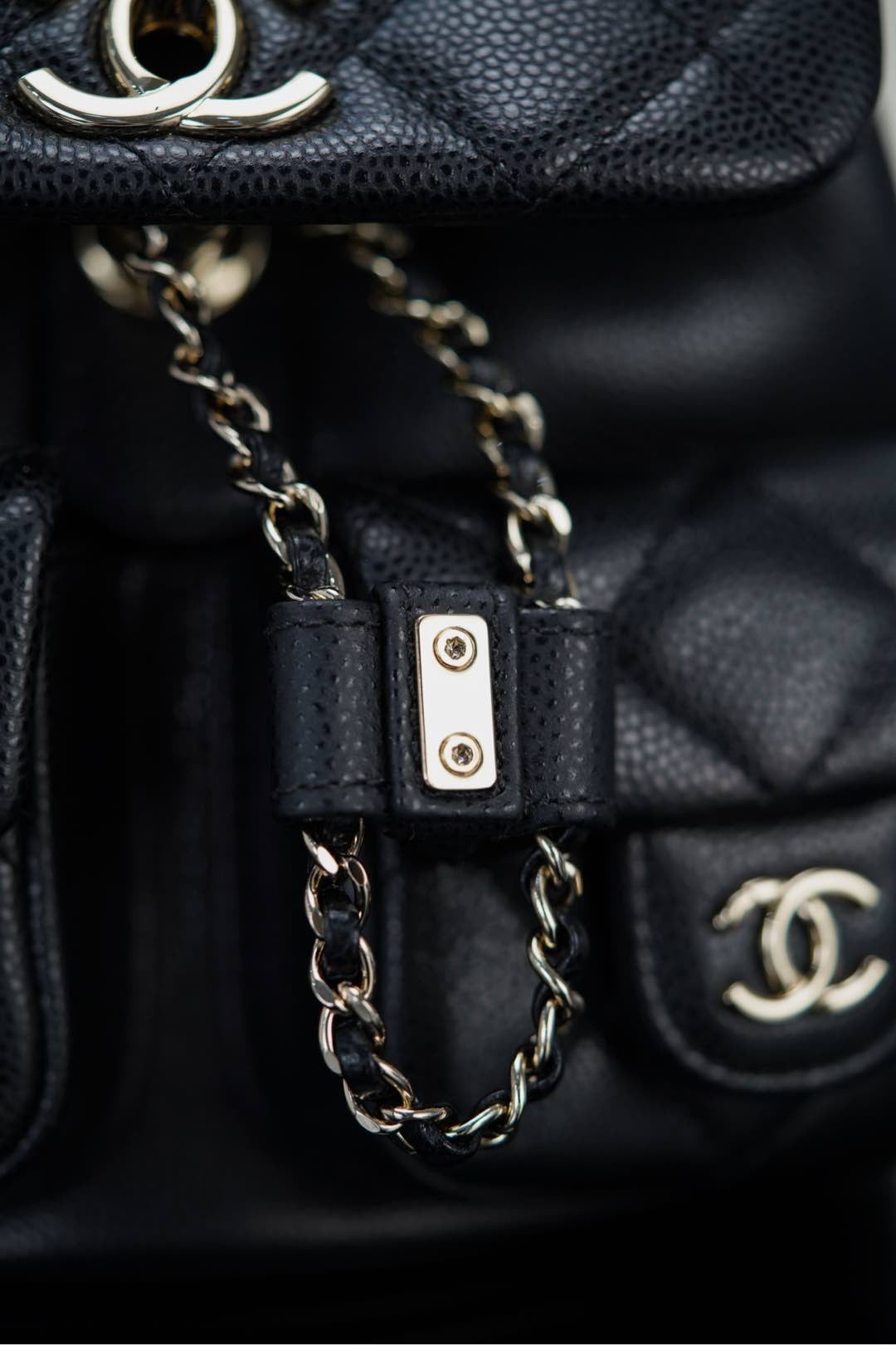 Duma - черный - 16.5x17.5x10см Chanel 23P Duma