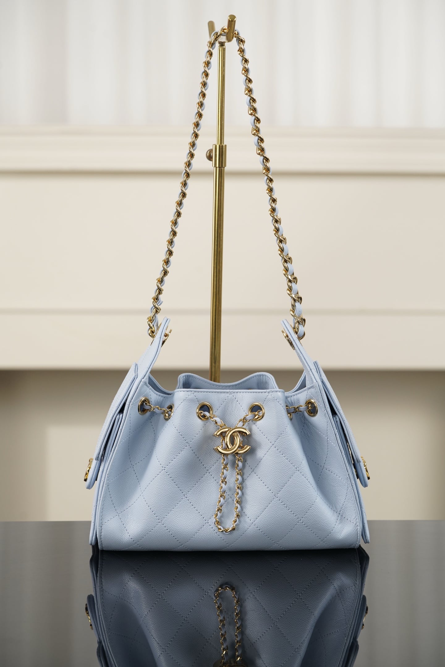 25 Bag - синий - 20x22x12.5см - C842FF Chanel 26A 25 Bag