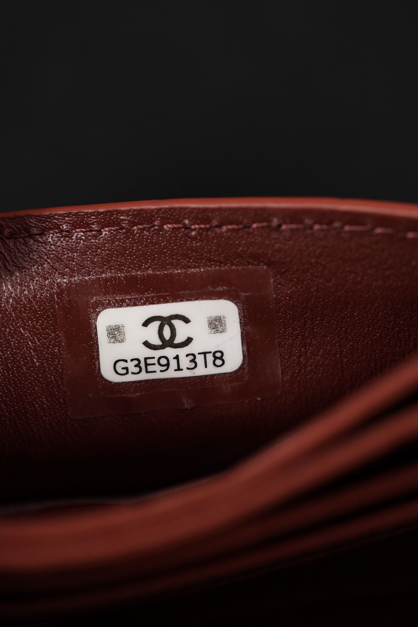 Card Holder - красный - 7.5x0.5x11.5см - 425551 Chanel Card Holder