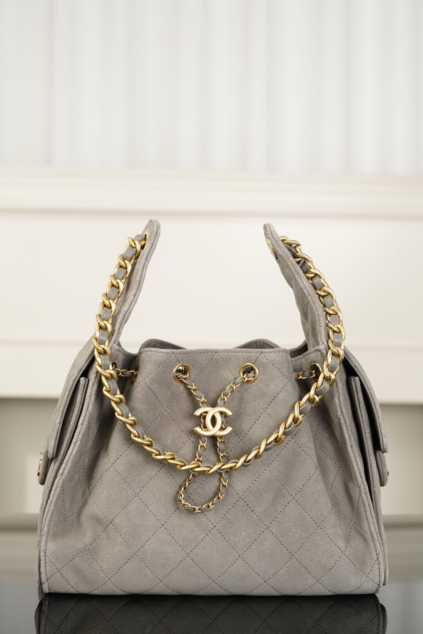 Hobo - шоколадный - 30x26x14см Chanel 25C Hobo