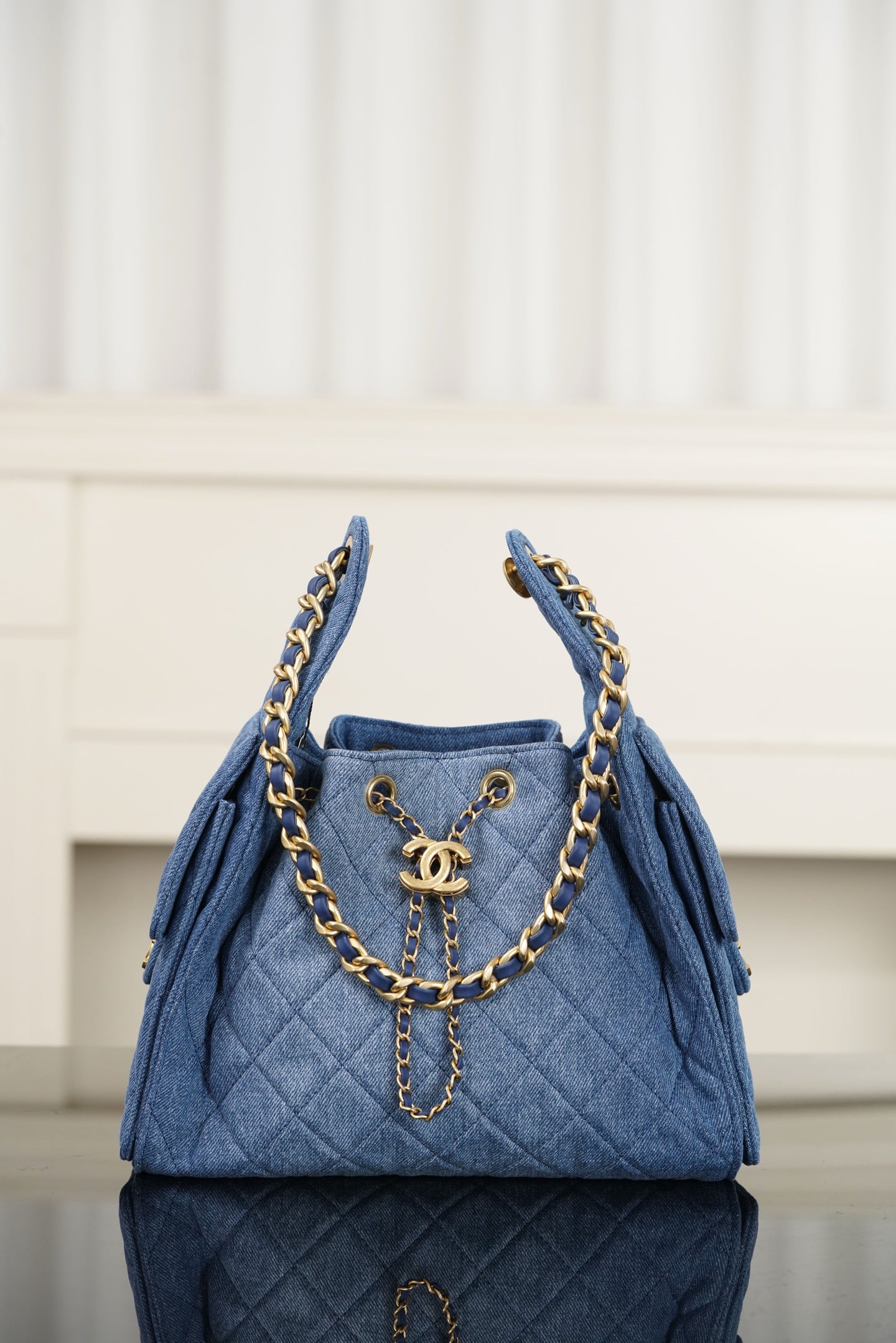 25 Bag - темно-синий - 30x26x14см Chanel 25S 25 Bag