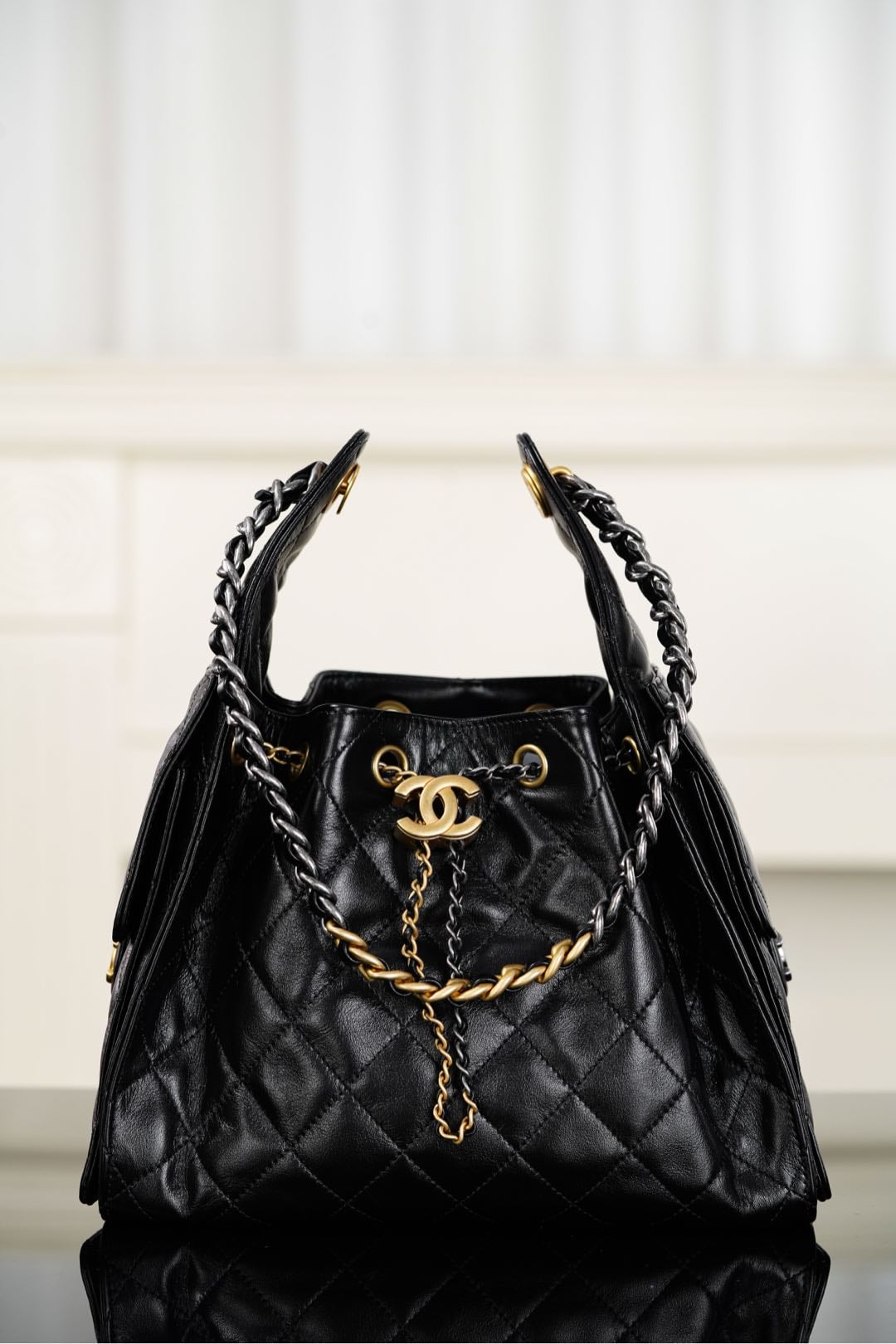 25 Bag - серебристый - 30x26x14см - 3A52BA Chanel 25B 25 Bag