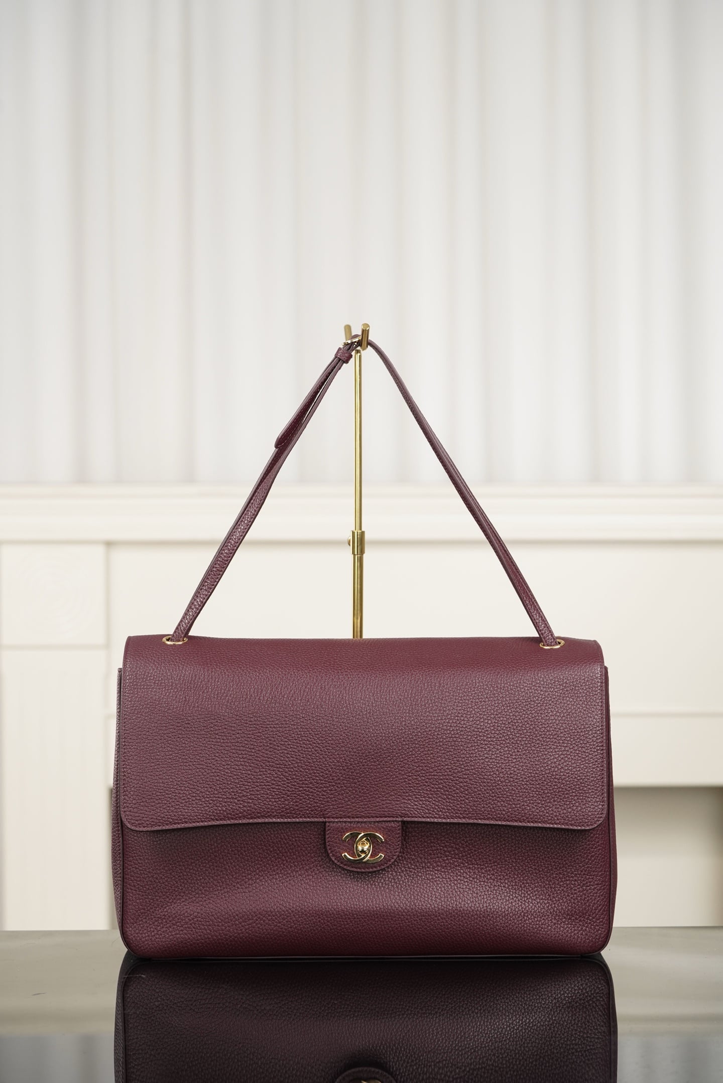 Classic Flap - бордовый - 26x38.5x11см - FF1F2F Chanel 26S Classic Flap